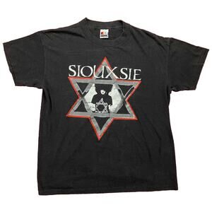 1980 Vintage Siouxsie and the Banshees Israel Band Goth Rock Band T-Shirt Large